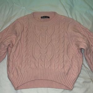 Pink sweater